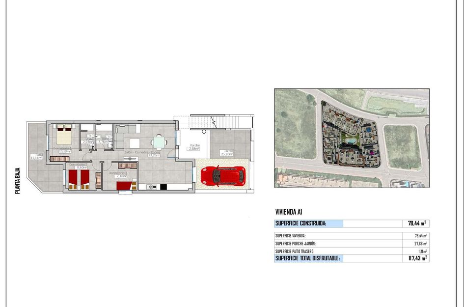 Bungalow in Barrio de San Carlos