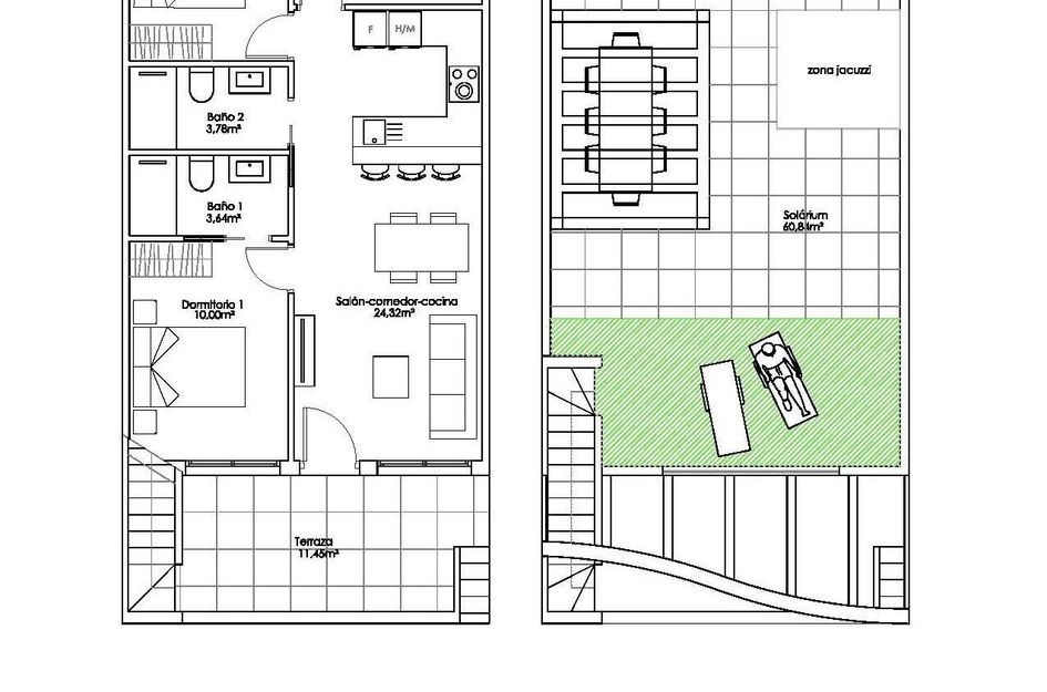 Bungalow in Torre de la Horadada