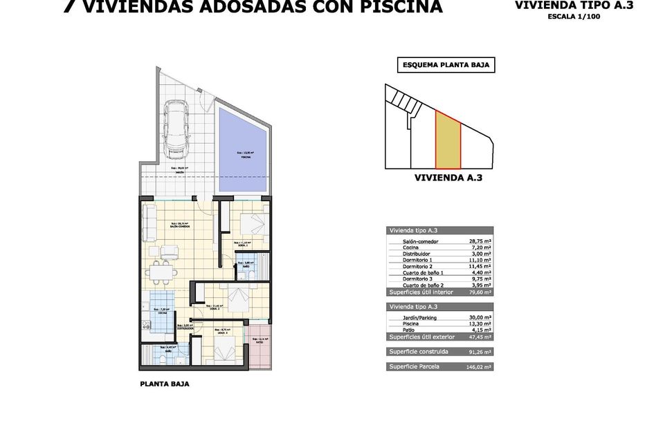 Bungalow in Pilar de la Horadada