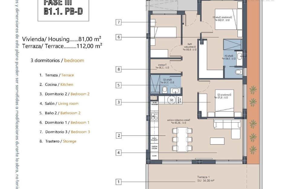 Appartement in Los Alcázares