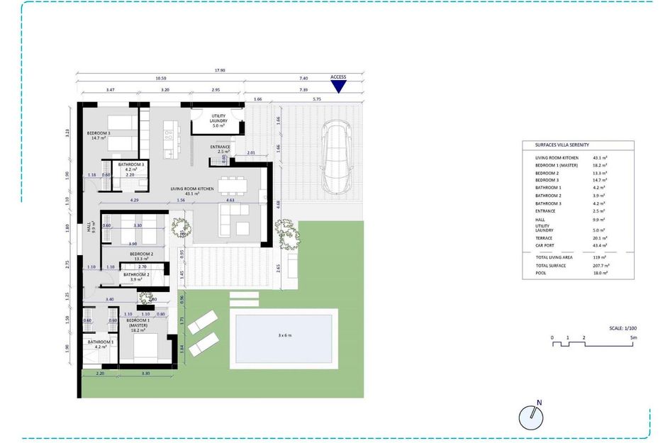 Villa in Baños y Mendigo