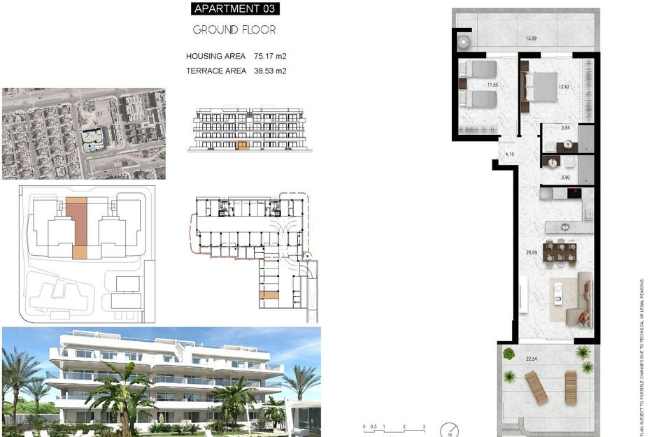Appartement in Monte Zenia