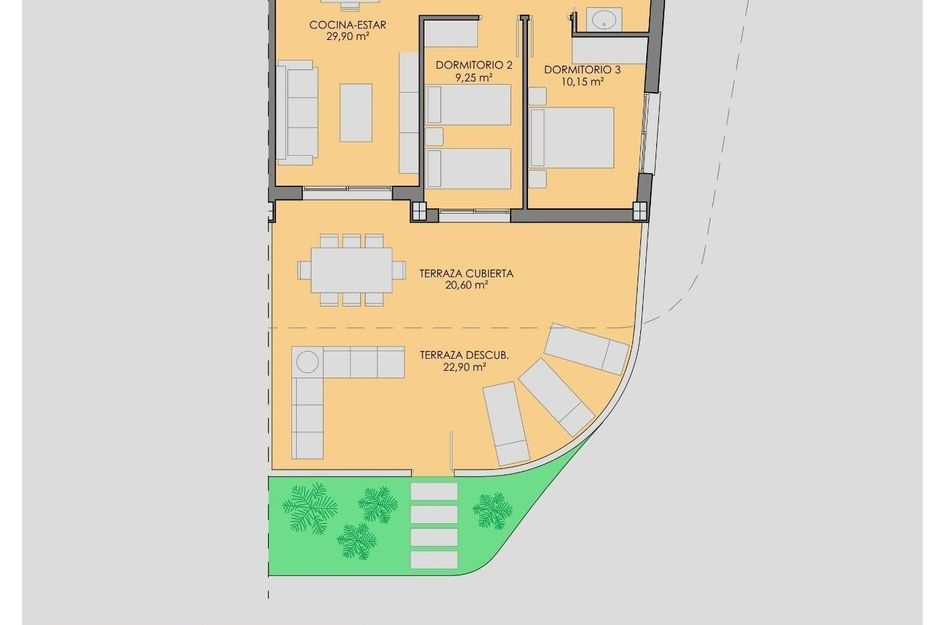 Appartement in Los Alcázares