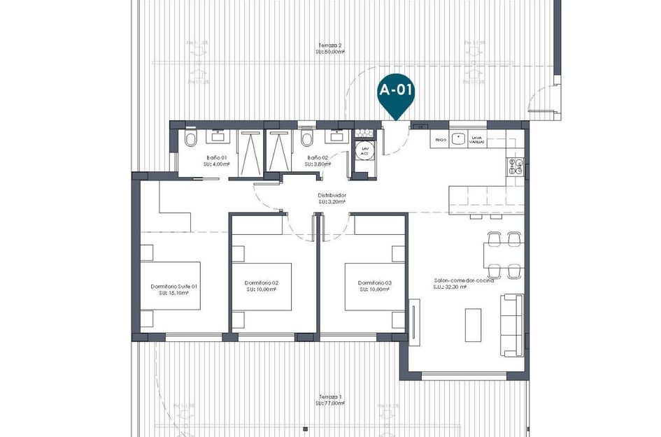 Appartement in Los Alcázares