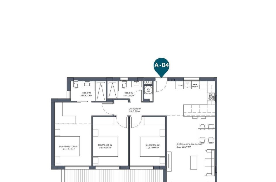 Appartement in Los Alcázares