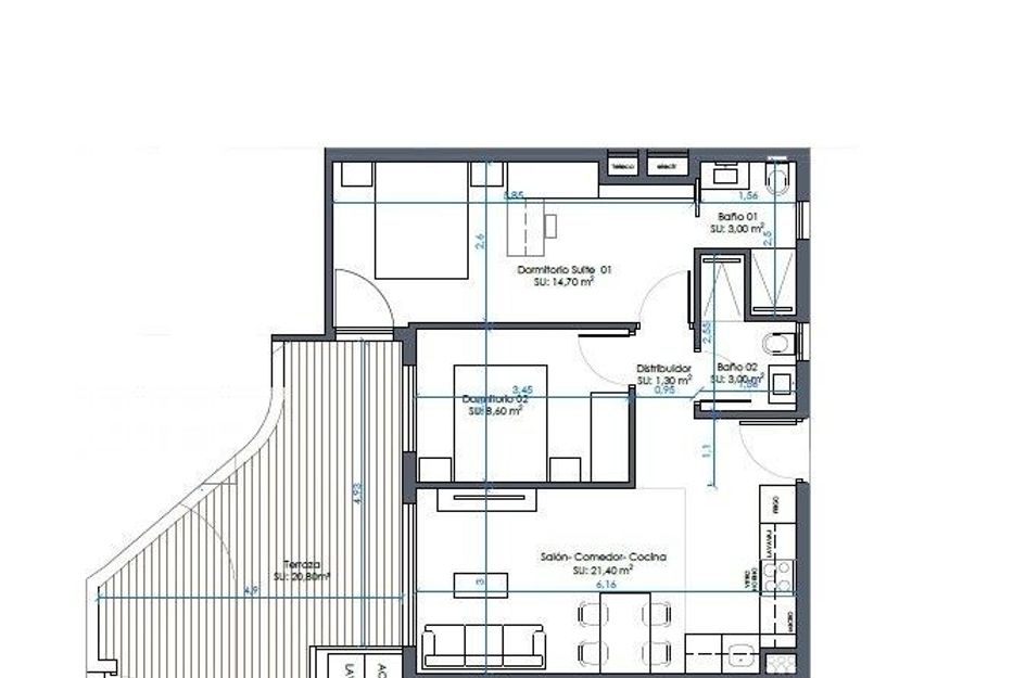 Appartement in Guardamar del Segura