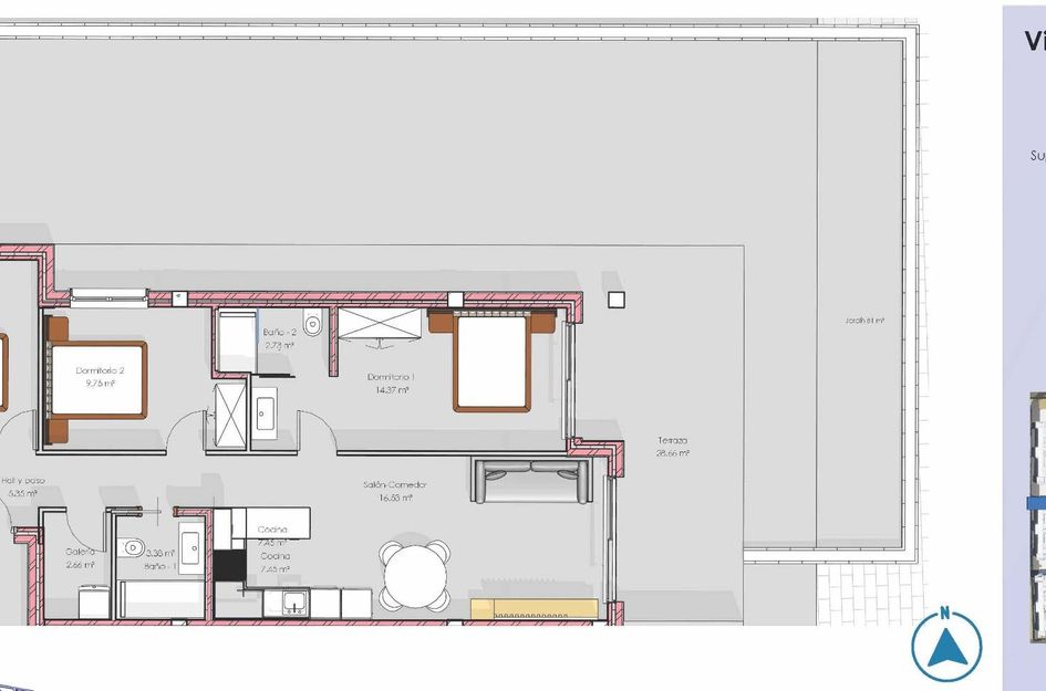 Appartement in El Raso