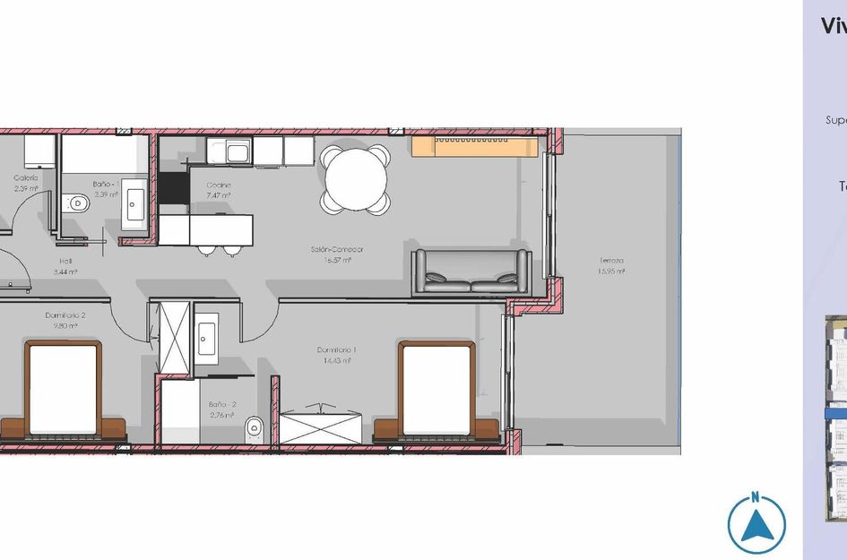Appartement in El Raso