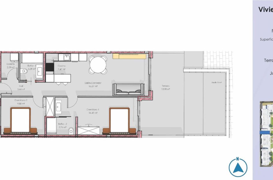 Appartement in El Raso
