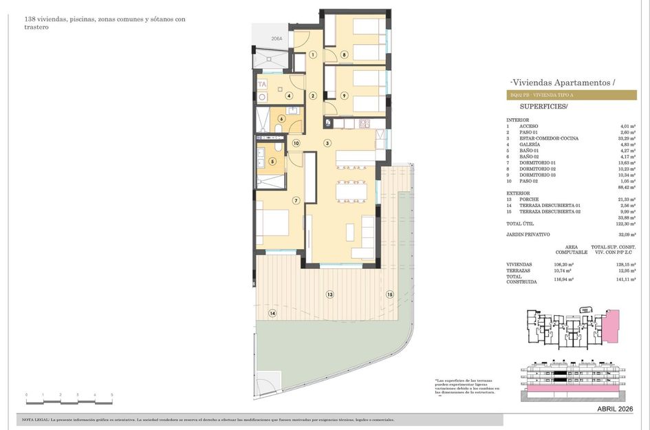 Appartement in Golf Badia