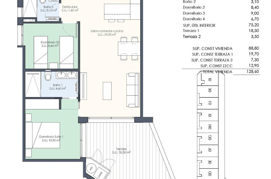 Appartement in Benijófar