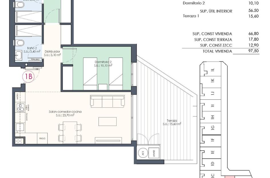 Appartement in Benijófar