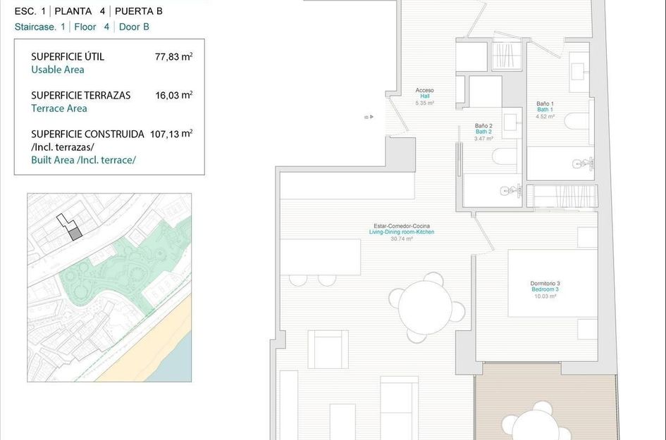 Appartement in Villajoyosa