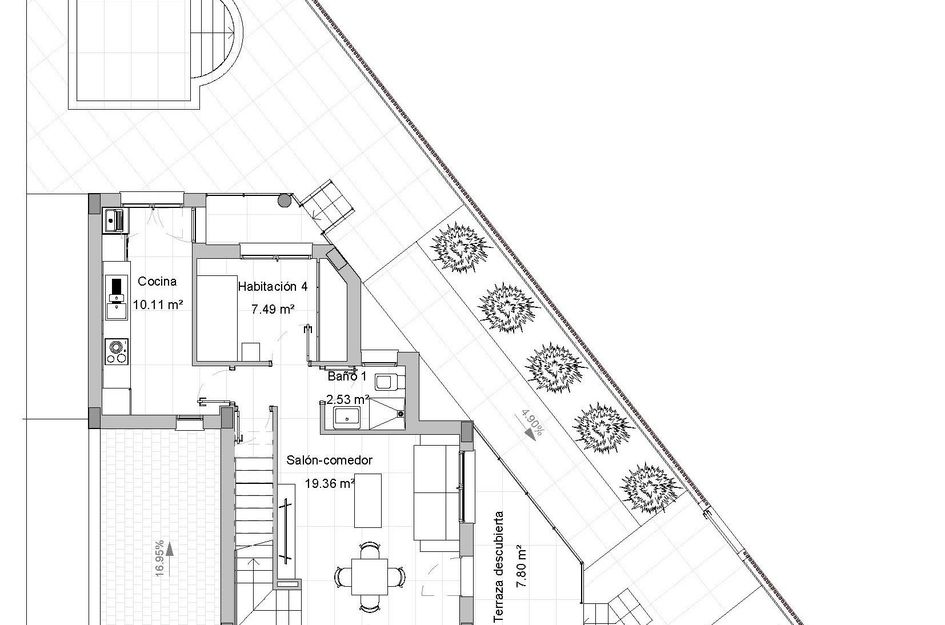 Halfvrijstaand in Santa Rosalía