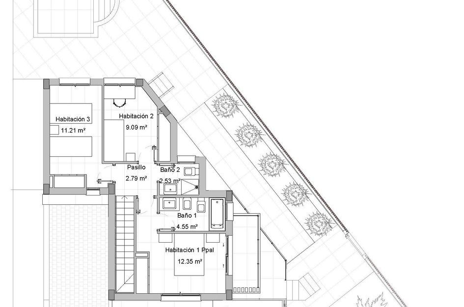 Halfvrijstaand in Santa Rosalía