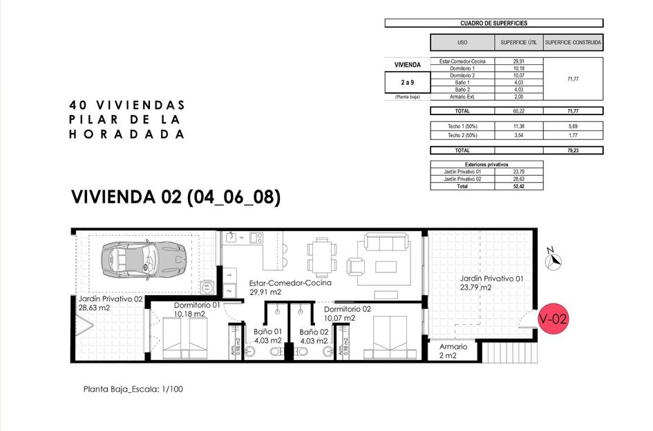 Bungalow in Pilar de la Horadada
