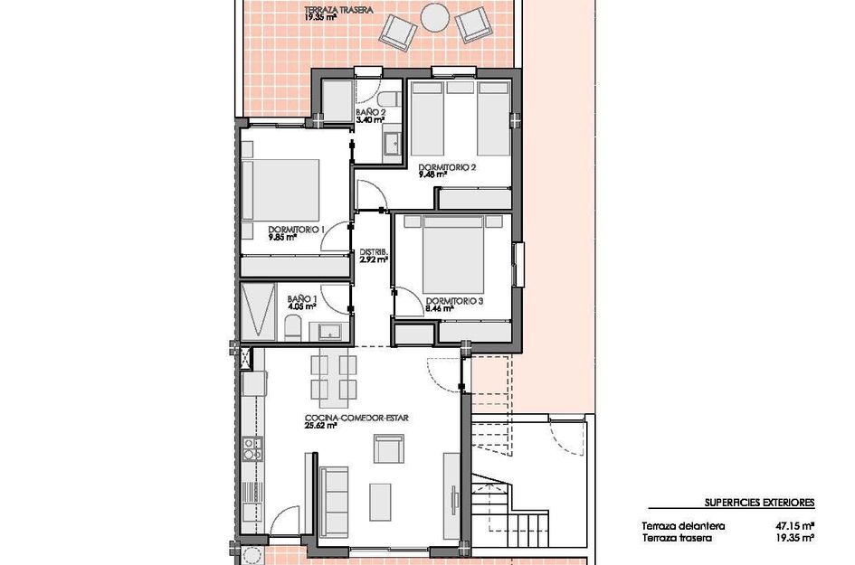 Bungalow in Pinar de Campoverde