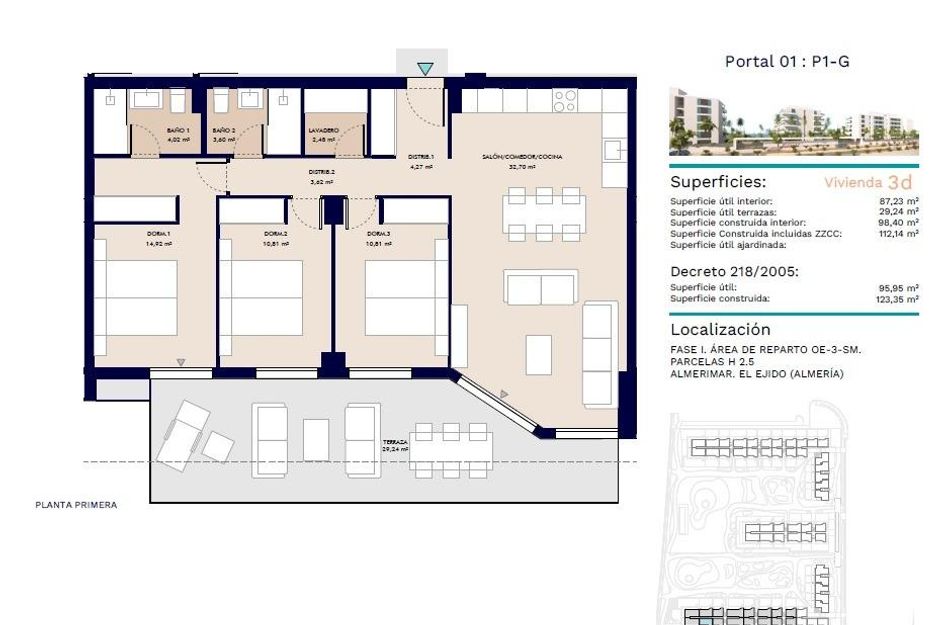 Appartement in Almerimar