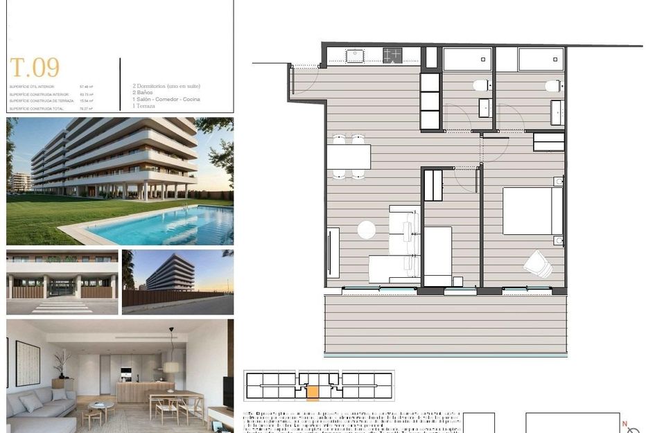 Appartement in El Grau de Moncofa