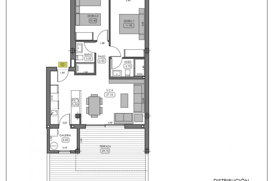 Bungalow in Castillo de Montemar