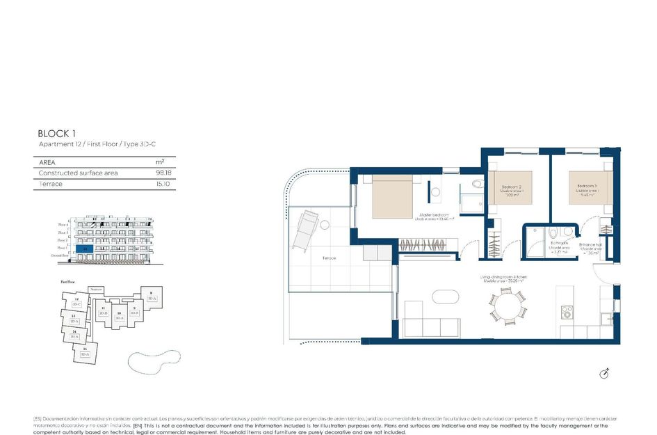 Appartement in Baños y Mendigo