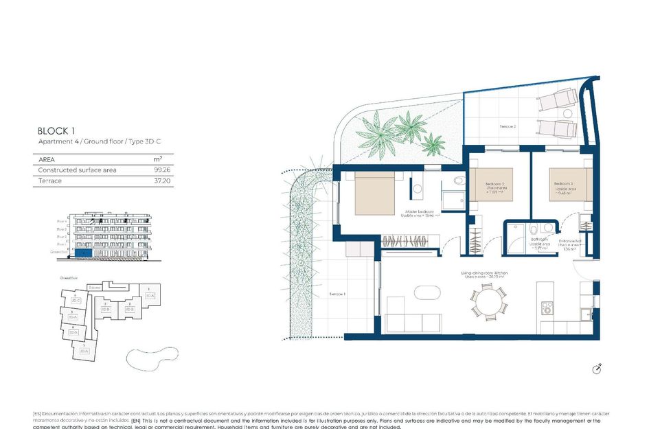 Appartement in Baños y Mendigo