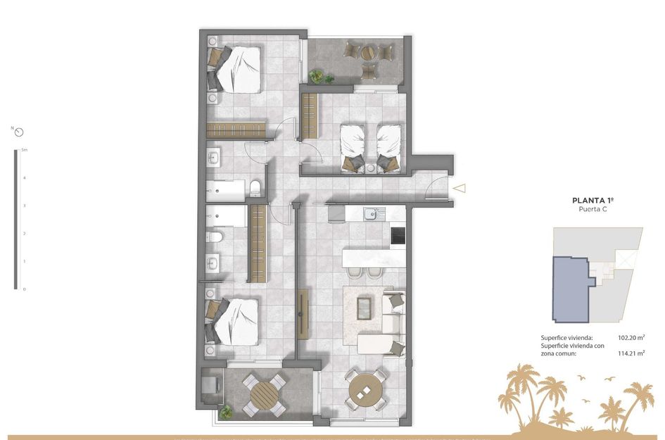 Appartement in Guardamar del Segura