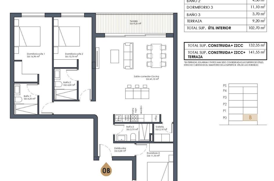 Appartement in Guardamar del Segura