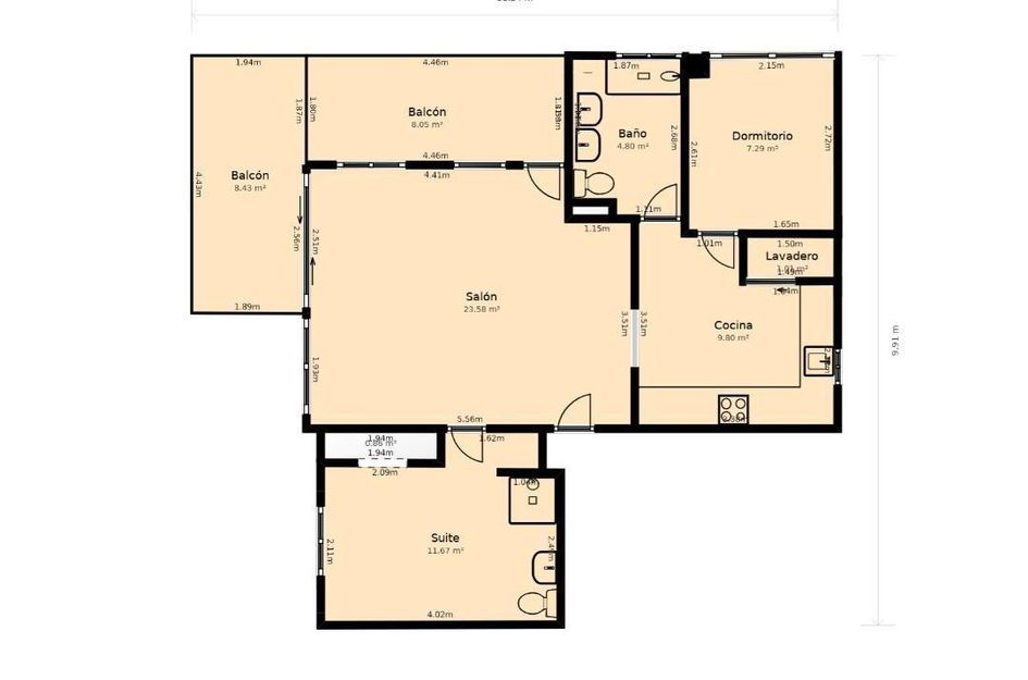 Appartement in Benidorm