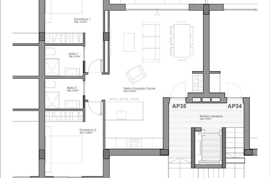 Appartement in El Raso