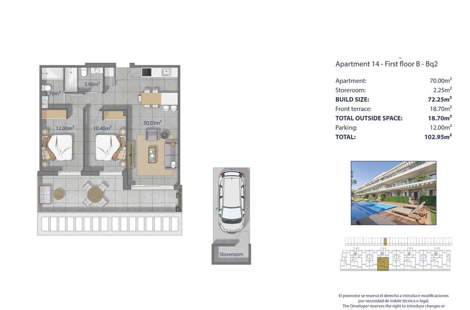 Appartement in Los Alcázares