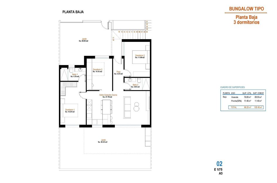 Bungalow in Los Guardianes