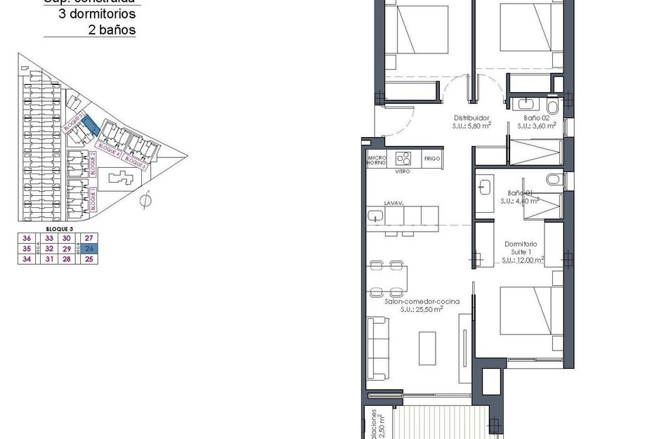 Appartement in Los Alcázares