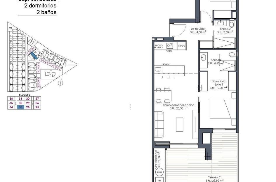 Appartement in Los Alcázares
