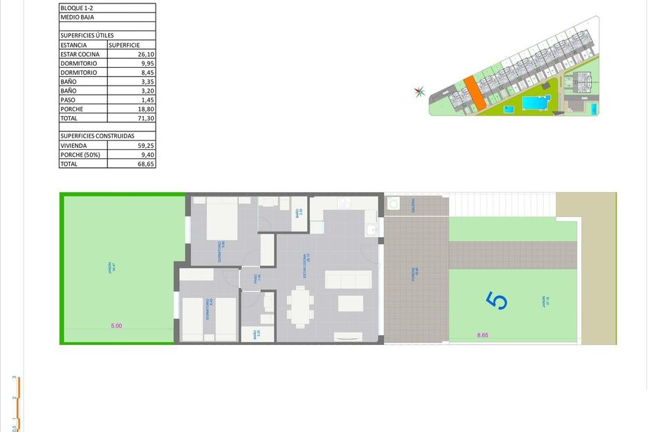 Bungalow in Torre de la Horadada