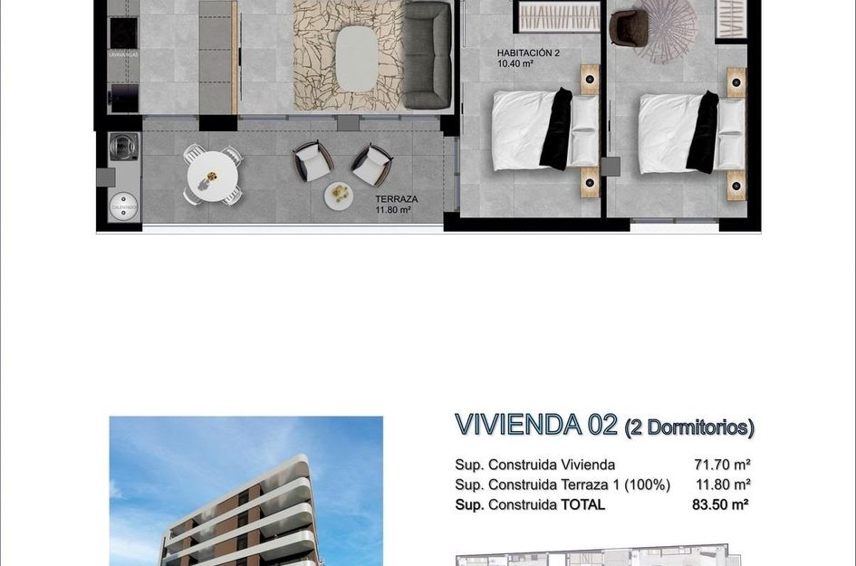 Appartement in Santa Pola