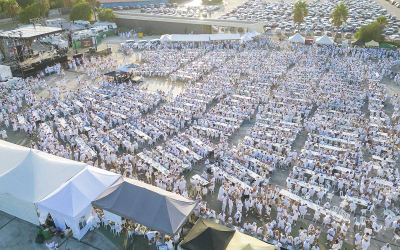 Fiesta Blanca voor het goede doel groot succes