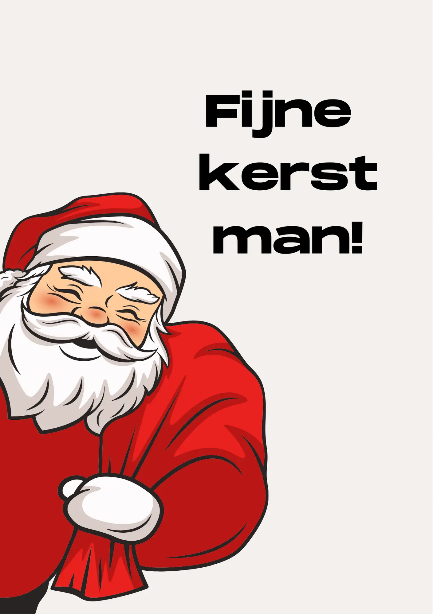 Fijne Kerst Man