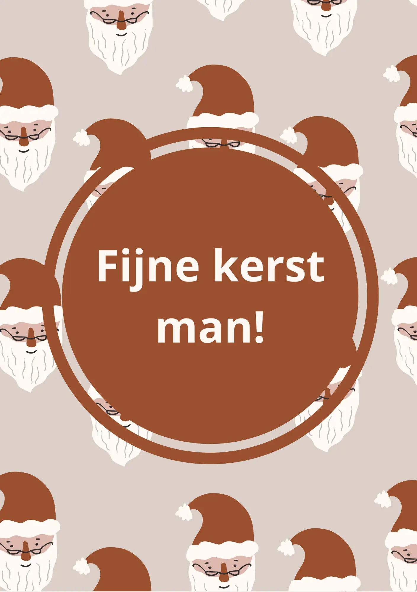 Fijne Kerst Man