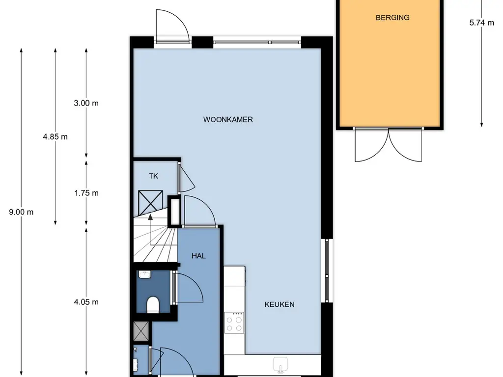 2 onder 1 kapwoning, bouwnummer 4 , BERGEN OP ZOOM