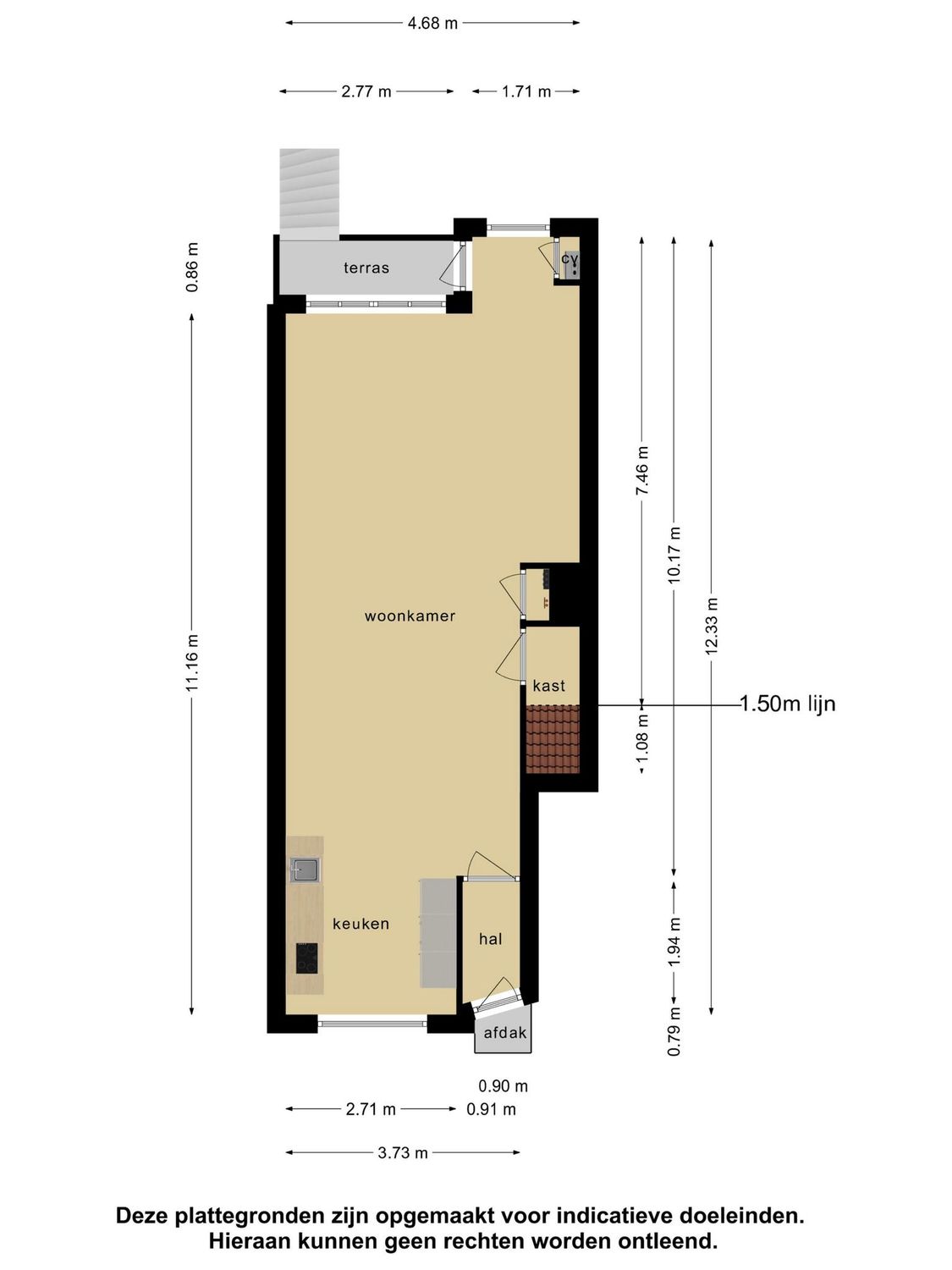 Huysmansstraat 91A, SCHIEDAM plattegrond 0