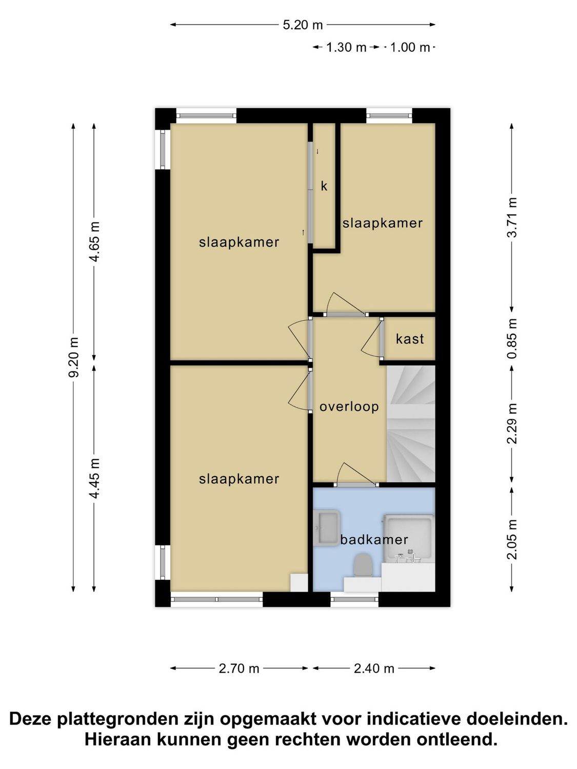 Burgemeester Honnerlage Gretelaan 397, SCHIEDAM plattegrond 1