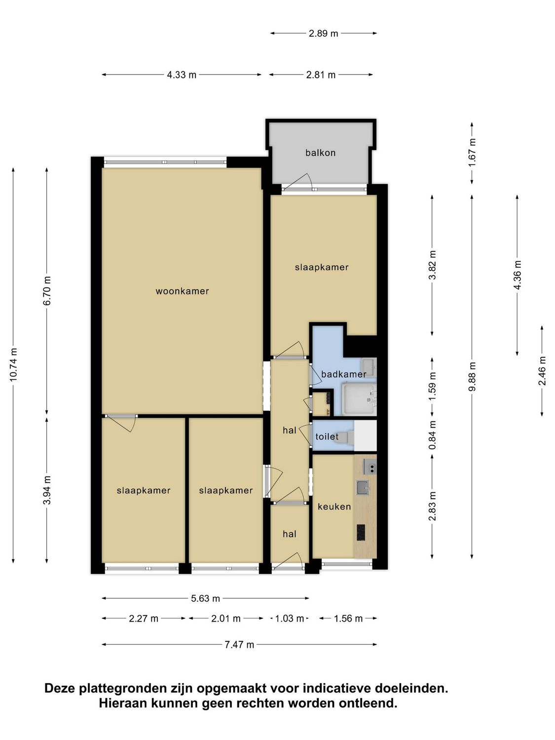 Bart Verhallenplein 44, SCHIEDAM plattegrond 0