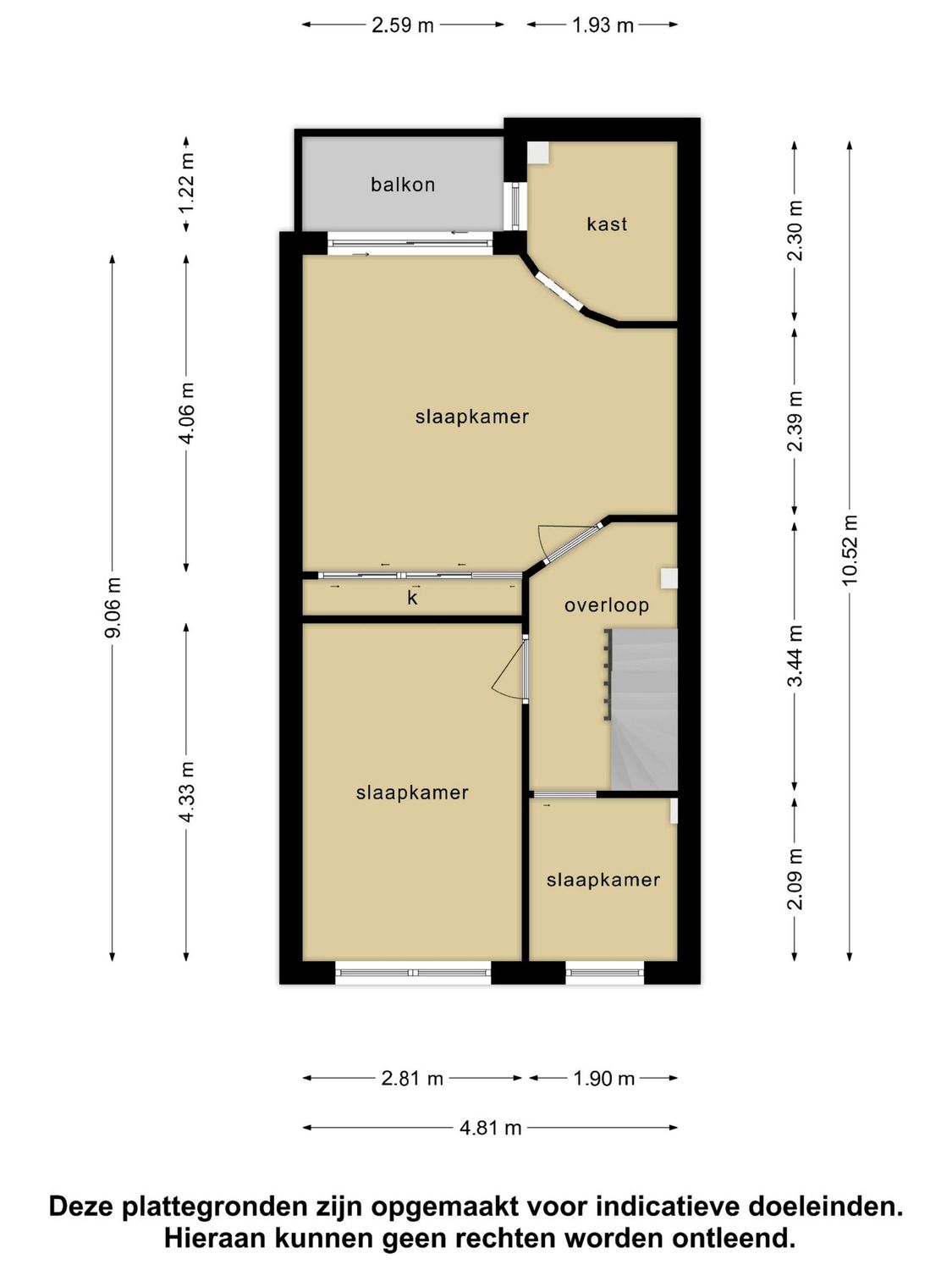 Rijnstraat 17, SCHIEDAM plattegrond 2