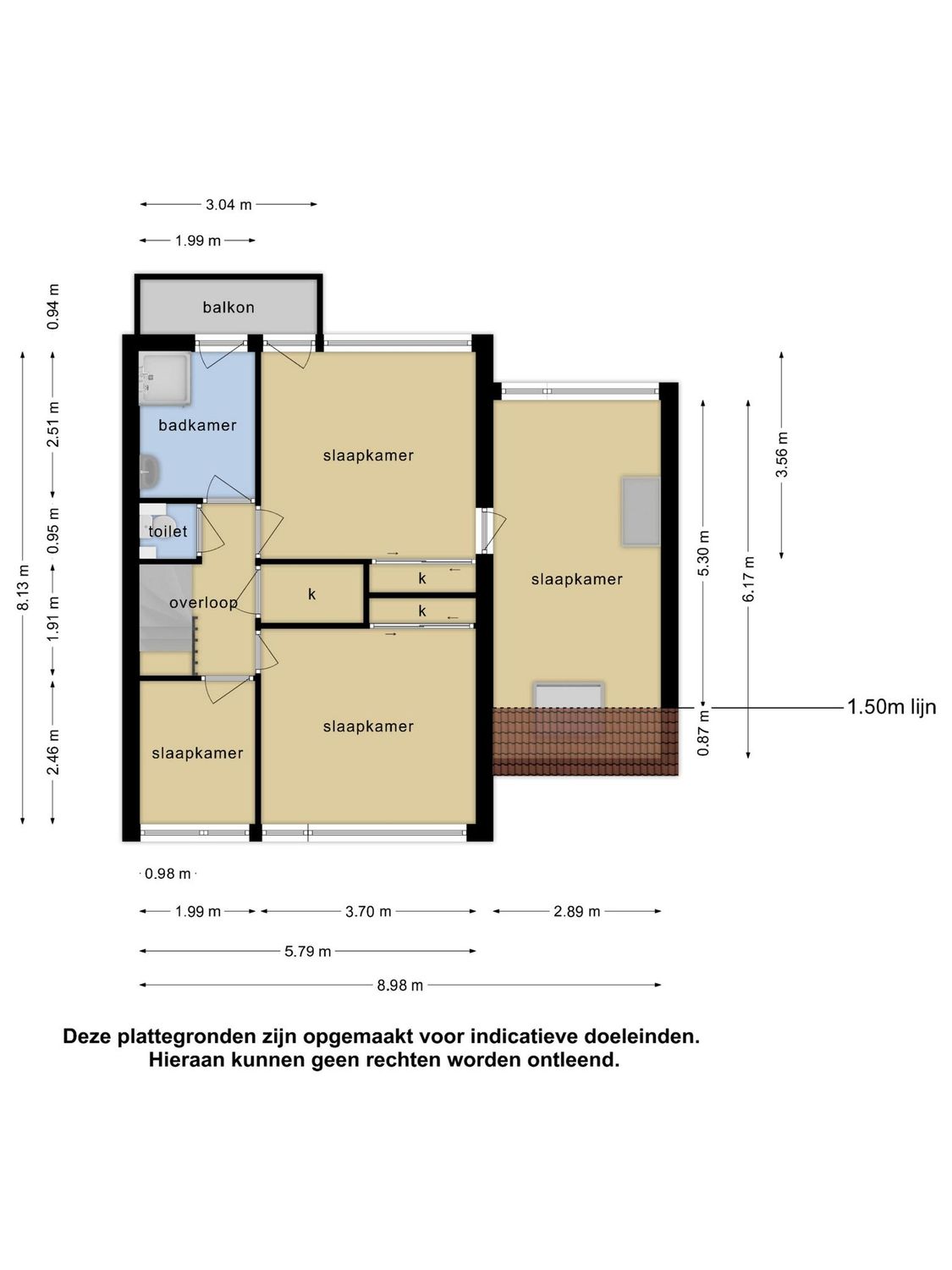 Kievitslaan 51, SCHIEDAM plattegrond 1