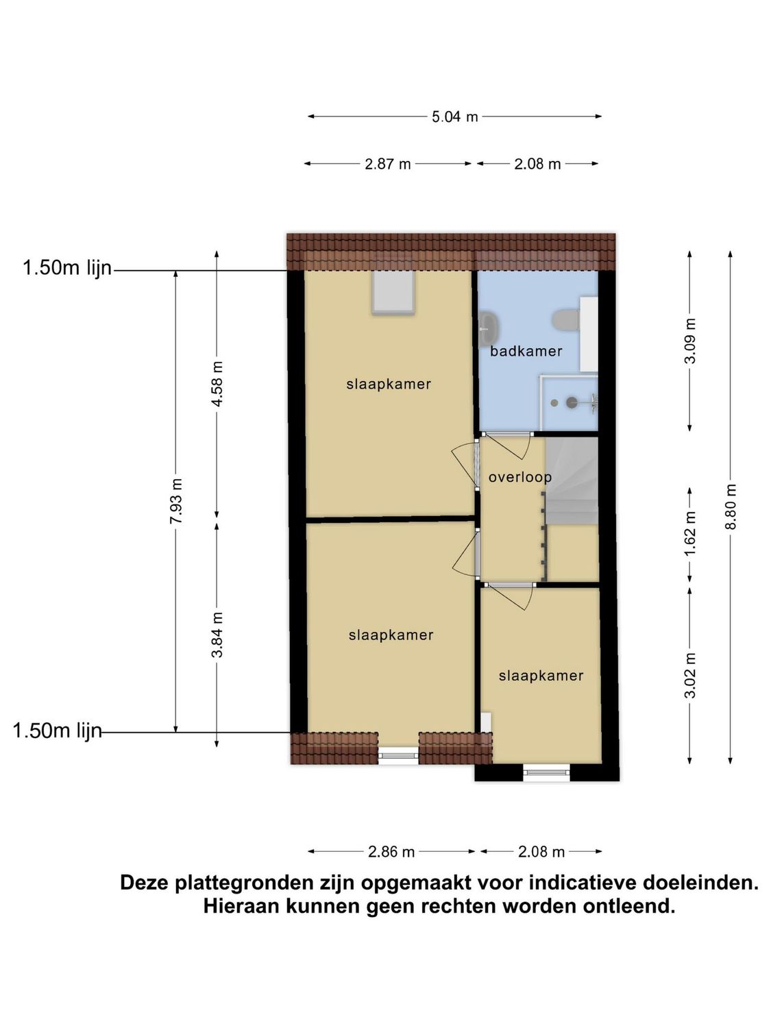 Westfrankelandsestraat 46A, SCHIEDAM plattegrond 2