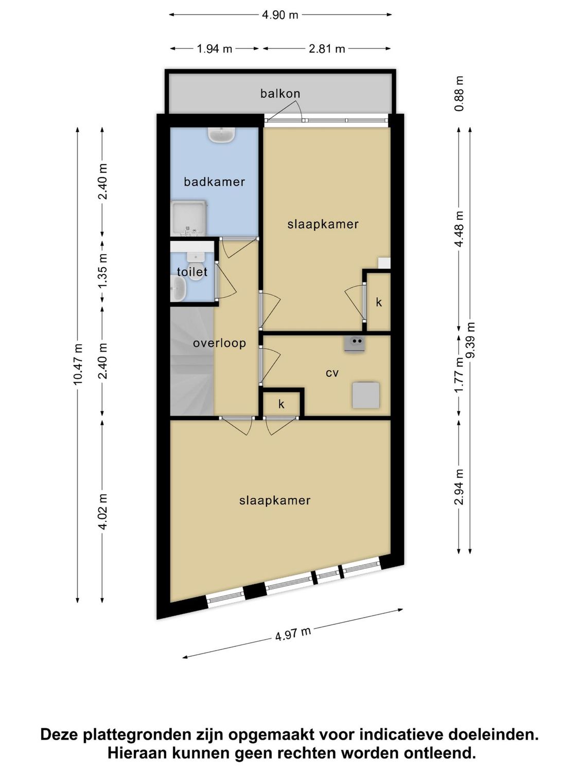 Singel 200C, SCHIEDAM plattegrond 2