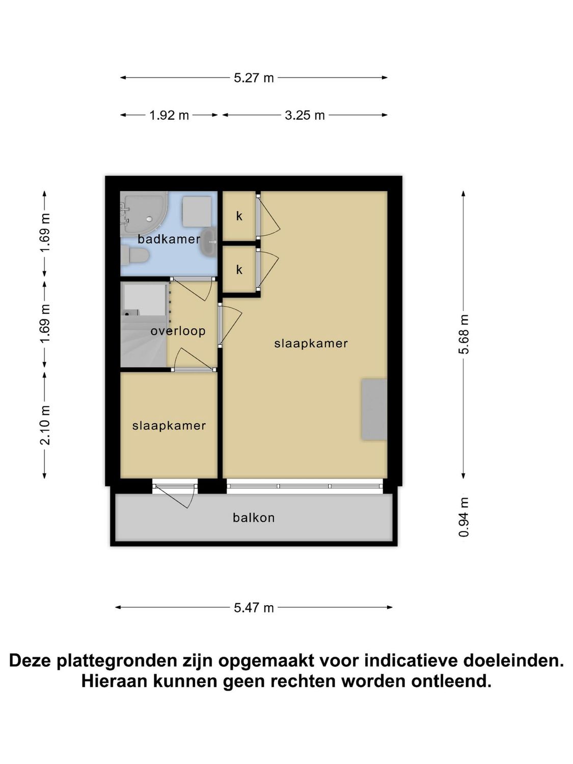 Boerhaavelaan 36A 1, SCHIEDAM plattegrond 2