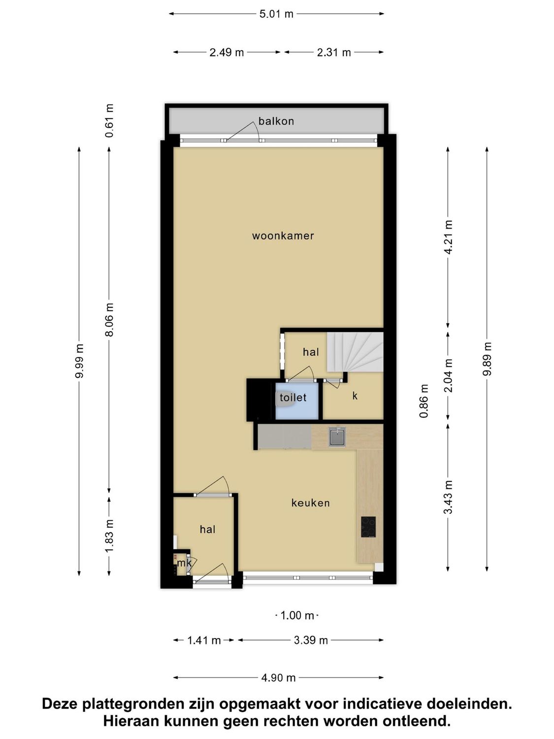 Abcoudehoeve 108, VLAARDINGEN plattegrond 1