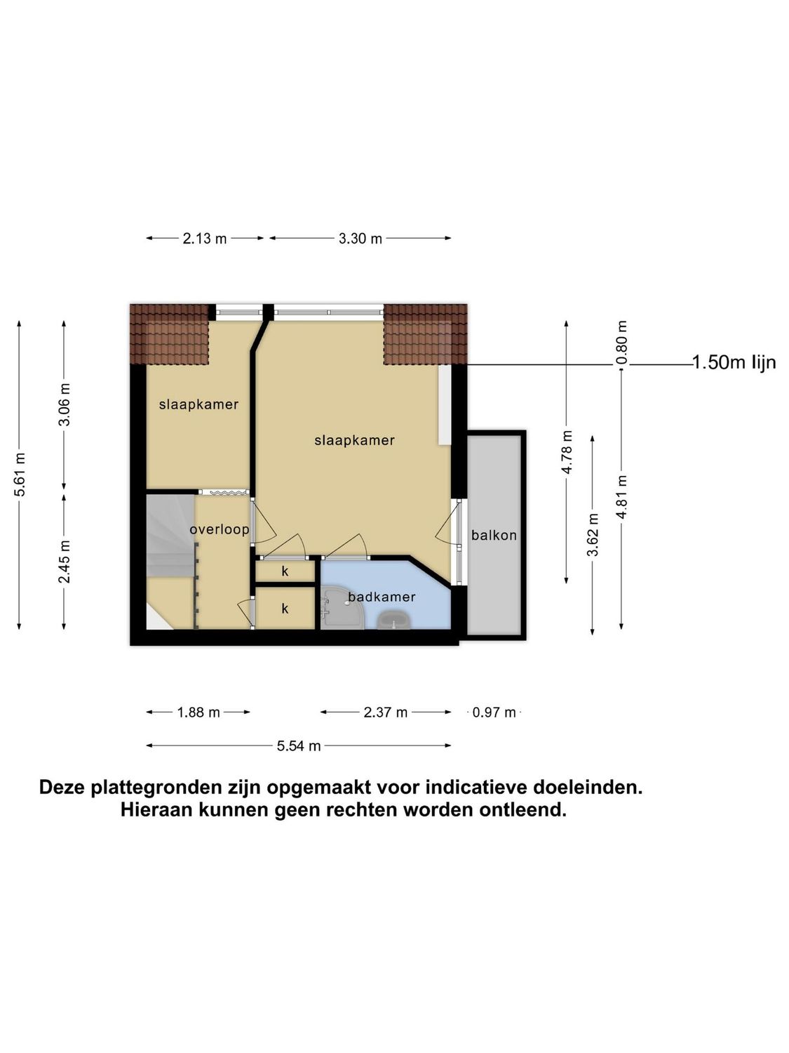 Julianalaan 72C, SCHIEDAM plattegrond 2